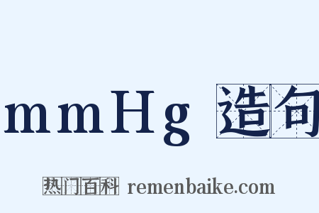 mmHg造句是什么意思的图片